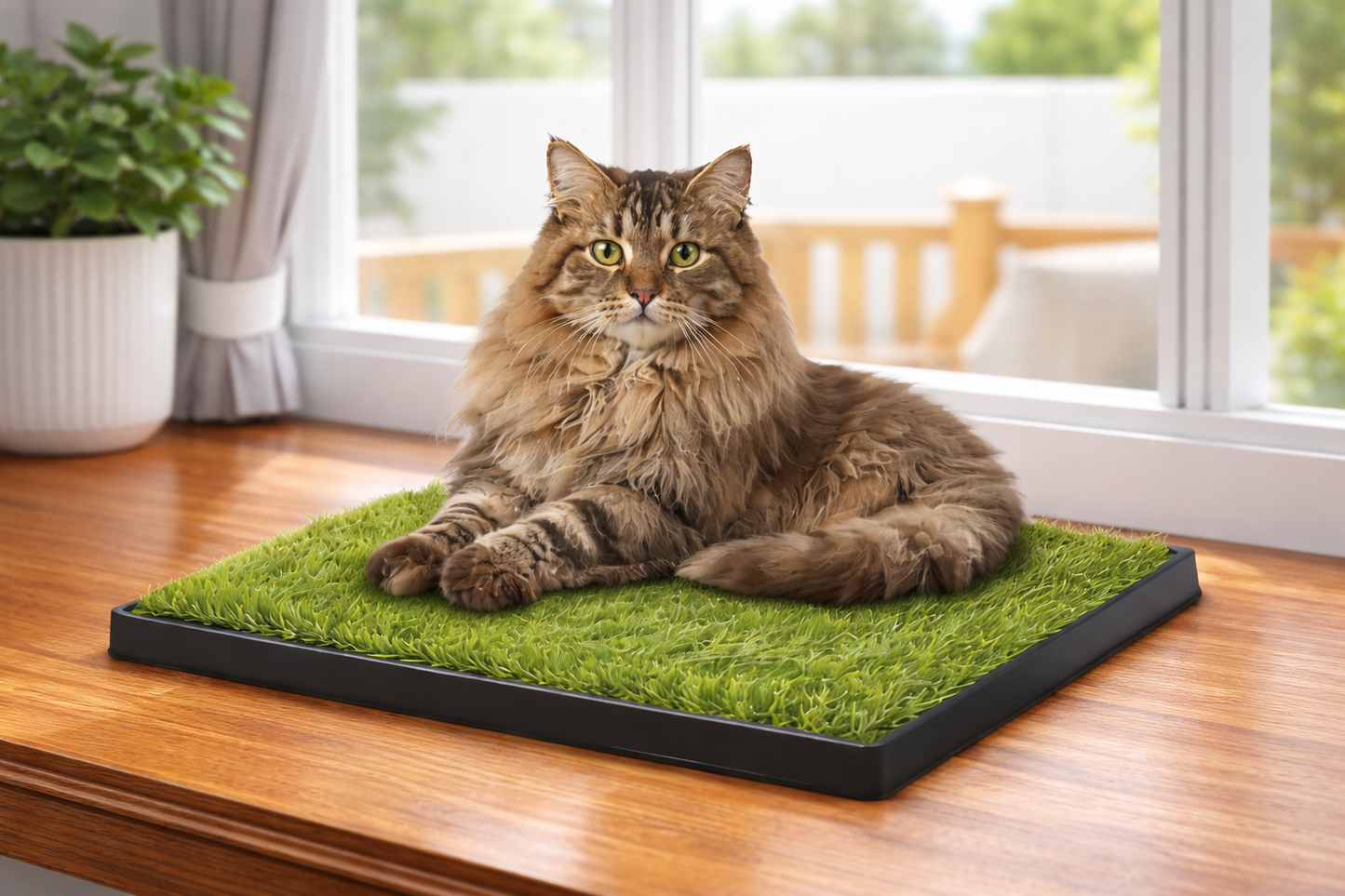 Cat Lawn -24 x 9 inches
